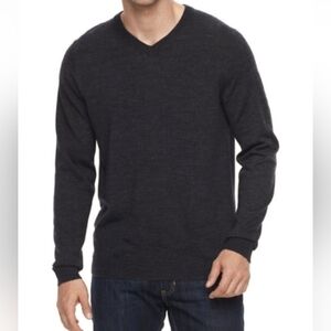 Mens black v neck sweater